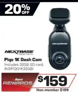 Repco Piqo 1k dash cam offer