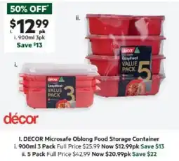 Harris Scarfe Microsafe Oblong Food Storage Container offer