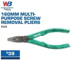 Burson Auto Parts 160mm multi- purpose screw removal pliers offer