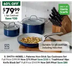 Harris Scarfe Palermo Non Stick 3pc Cookware Set offer