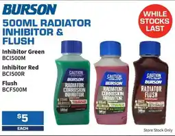 Burson Auto Parts Radiator inhibitor & flush offer