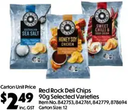C-Store Distribution Red Rock Deli Chips offer