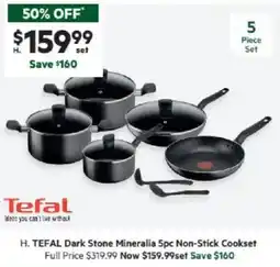 Harris Scarfe Dark Stone Mineralia 5pc Non Stick Cookset offer