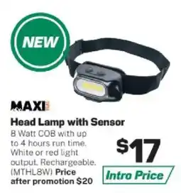Repco Head Lamp with Sensor offer