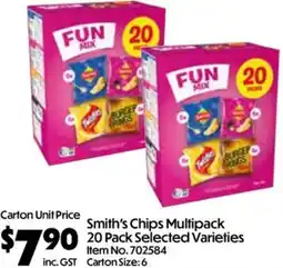 C-Store Distribution Smith's Chips Multipack offer