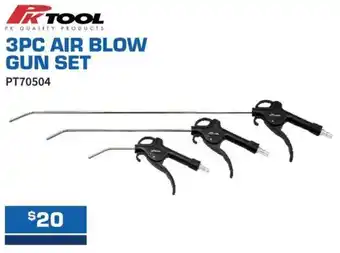 3pc air blow gun set