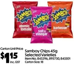 C-Store Distribution Samboy Chips offer