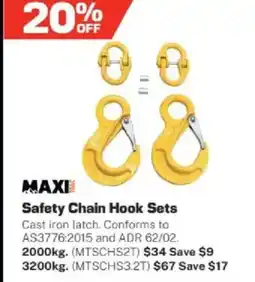 Repco Safety Chain Hook Sets offer