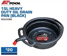 Burson Auto Parts Heavy duty oil drain pan (black) offer