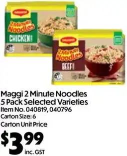 C-Store Distribution Maggi 2 Minute Noodles offer