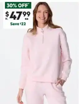 Harris Scarfe Ava 1/4 Zip Assorted Colours offer