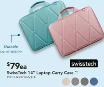 Harvey Norman SwissTech 14" Laptop Carry Case offer