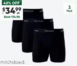 Harris Scarfe MITCH DOWD 3pk Bamboo Comfort Trunk offer