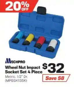 Repco Wheel Nut Impact Socket Set offer