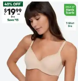 Harris Scarfe Essential Underwire T-Shirt Bra offer