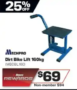 Repco Dirt Bike Lift offer