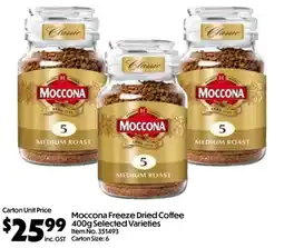 C-Store Distribution Moccona Freeze Dried Coffee offer