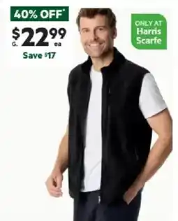 Harris Scarfe Polar Fleece Vest offer