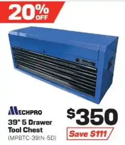 Repco 39 5 Drawer Tool Chest offer