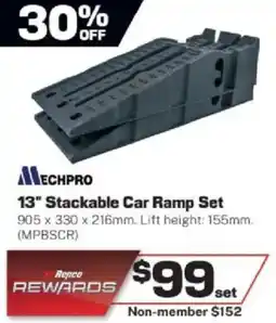 Repco 13 Stackable Car Ramp Set offer