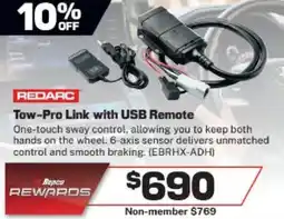 Repco Tow pro link with usb remote offer