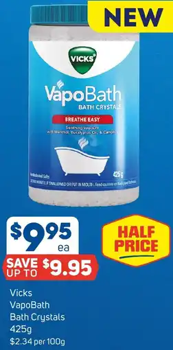 Foodland Vicks VapoBath Bath Crystals offer