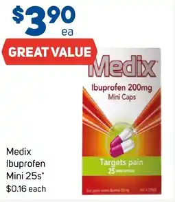 Foodland Medix Ibuprofen Mini 25s offer