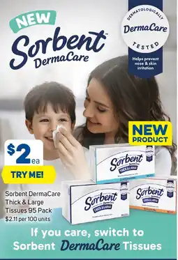 Foodland Sorbent DermaCare Thick & Large Tissues offer