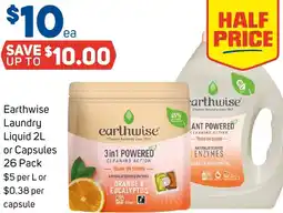 Foodland Earthwise Laundry Liquid or Capsules offer