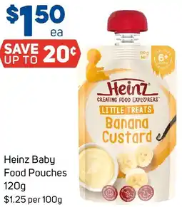 Foodland Heinz Baby Food Pouches offer