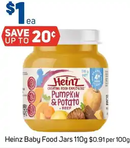 Foodland Heinz Baby Food Jars offer