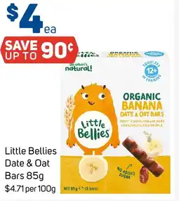Foodland Little bellies date & oat bars offer