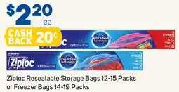Foodland Ziploc Resealable Storage Bags offer
