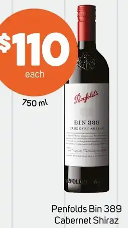 Foodland Penfolds Bin 389 Cabernet Shiraz offer