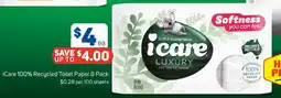 Foodland iCare 100% Recycled Toilet Paper offer