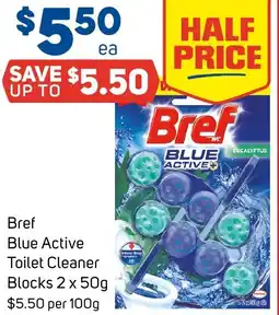 Foodland Bref Blue Active Toilet Cleaner Blocks offer