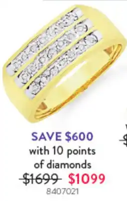 Goldmark with 10 points of diamonds offer