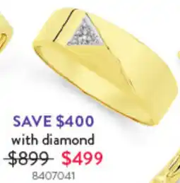 Goldmark with diamond offer