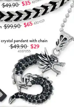 Goldmark Crystal pendant with chain offer