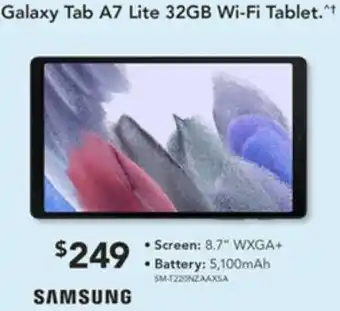 Harvey Norman Galaxy Tab A7 Lite 32GB Wi-Fi Tablet offer