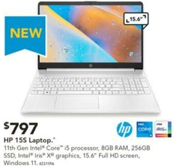 Harvey Norman HP 15s Laptop offer