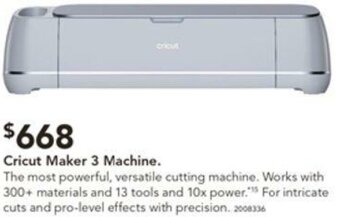 Harvey Norman Cricut Maker 3 Machine offer