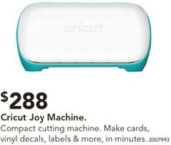 Harvey Norman Cricut Joy Machine offer