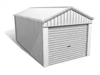Stratco Single - Roller Door Gable Roof Shed offer