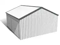 Stratco Double - Roller Doors Gable Roof Shed offer