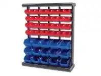 Stratco Heavy Duty Storage Bench 47 Bin Rack offer