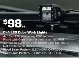 Repco C 4 led cube work lights offer