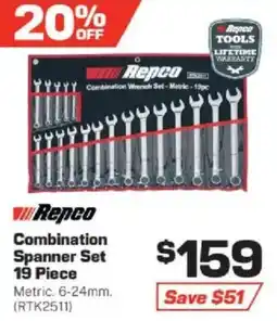 Repco Combination Spanner Set offer