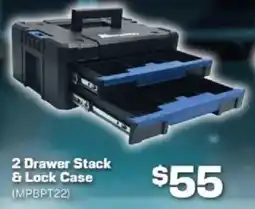 Repco 2 Drawer Stack & Lock Case offer