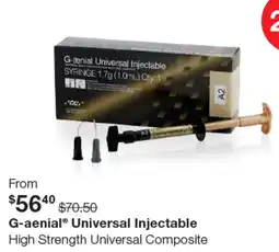 Henry Schein G aenial Universal Injectable offer